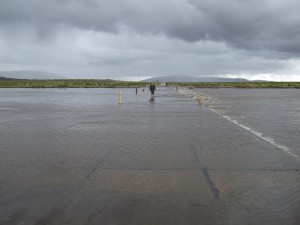 The "carretera" - after we'd gotten my Dad's bike across